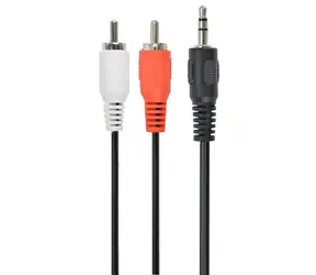 Gembird audio kabel JACK 3.5mm samec <->2x RCA CINCH samec 1.5 m