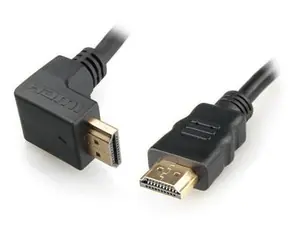 Gembird HDMI - HDMI male-male kabel 4.5 m / zlacené konektory / s 90° konektorem