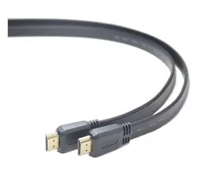 Gembird HDMI V1.4 male-male 1 m / plochý kabel s pozlacenými konektory