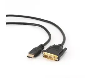 Gembird HDMI - DVI male-male kabel 1.8 m / pozlacené konektory 18+1