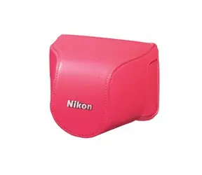 Nikon CB-N2000SK kožené pouzdro pro J1 a J2+10mm / Růžová