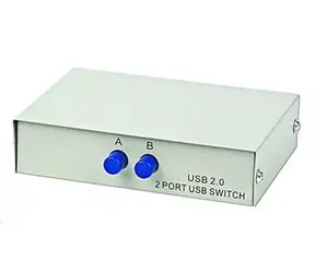 Gembird manuální data switch USB pro 2 zařízení