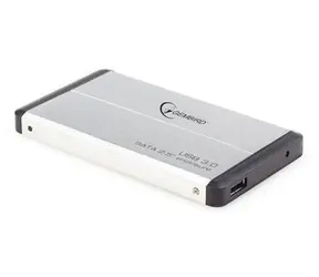Gembird EE2-U3S-2-S / Externí USB 3.0 case / 2.5" SATA / stříbrný hliník