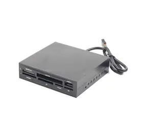 Gembird interní čtečka karet USB 2.0 / CF/MD/SM/MS/SDXC/MMC/XD / černá