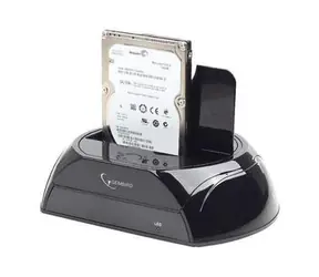 Gembird dokovací stanice pro HDD SATA 2.5” + 3.5” / USB3.0 / černá