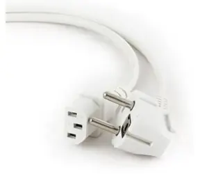 Gembird kabel síťový VDE 1.8 m bílá