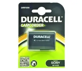 DURACELL Baterie - DR9706A pro Sony NP-FV30 / černá / 650 mAh / 7.4V