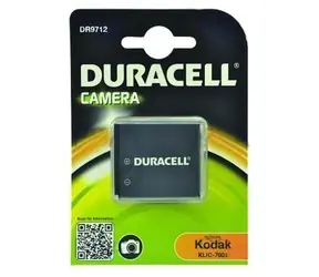 DURACELL Baterie - DR9712 pro Kodak KLIC-7001 / černá / 700 mAh / 3.7V