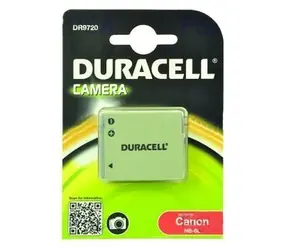 DURACELL Baterie - DR9720 pro Canon NB-6L / černá / 700 mAh / 3.7V