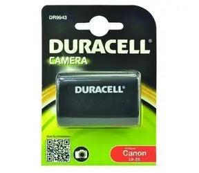 DURACELL Baterie - DR9943 pro Canon LP-E6 / černá / 1400 mAh / 7.4V