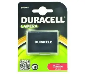 DURACELL Baterie - DR9967 pro Canon LP-E10 / černá / 1020 mAh / 7.4 V
