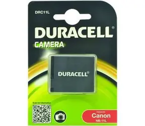 DURACELL Baterie - DRC11L pro Canon NB-11L / černá / 600 mAh / 3.7 V