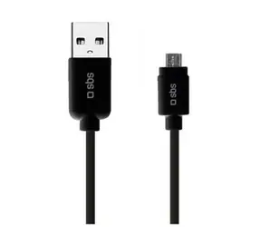 SBS datový kabel USB 2.0 na Micro USB černá / 1m / doprodej