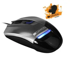 CANYON CNS-SGM4G / herní myš / optická 800/1200/1600 dpi / 125Hz / 4000 fps / USB / šedá