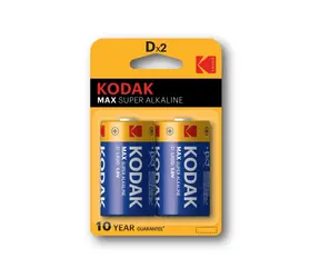 Kodak MAX alkalická baterie D / 2ks / blister