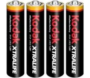 Kodak XTRALIFE alkalická baterie AAA / 4ks / blister