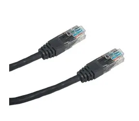 DATACOM Patch kabel UTP CAT5E 0.25m černá