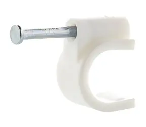 DATACOM Kabelová příchytka (10mm) / bílá / 100ks