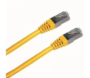DATACOM Patch kabel FTP CAT5E 0.5m žlutá