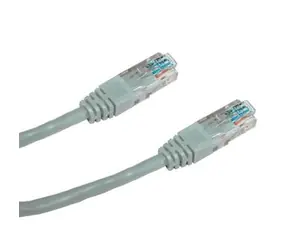 DATACOM Patch kabel UTP CAT5E 15m šedá