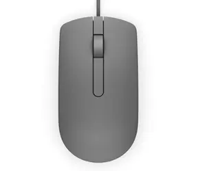 DELL MS116 šedá / Optická myš / 1000dpi / 2 tlačítka + rolovací kolečko / USB / 1.8 m