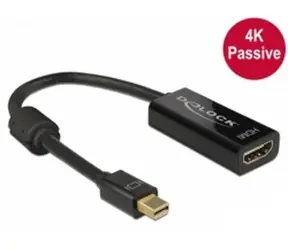DeLock Adaptér mini Displayport 1.2 samec > HDMI samice 4K pasivní / černý