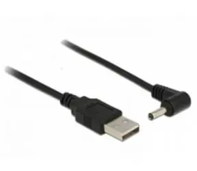 DeLock napájecí kabel USB > DC 3.5 x 1.35 mm Male 90° / 1.5 m