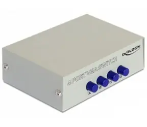 DeLock VGA Switch 4-portový / manuální / obousměrný