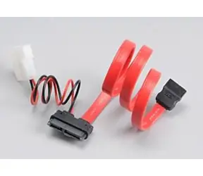 AKASA AK-CB050-40 / kabelová redukce ze slimline SATA na SATA a MOLEX napájení / 40cm