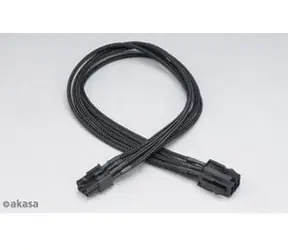 AKASA kabel prodlužovací FLEXA V6/ prodloužení napájecího 6pin kabelu pro VGA / 40cm