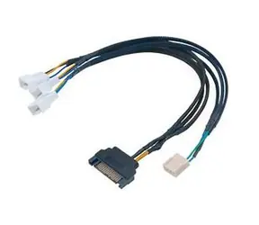 AKASA kabel FLEXA FP3S / pro připojení 3 PWM ventilátorů / 30cm