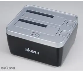AKASA AK-DK02U3-EU DuoDock / dokovací stanice pro 2x 2.5" nebo 2x 3.5 HDD