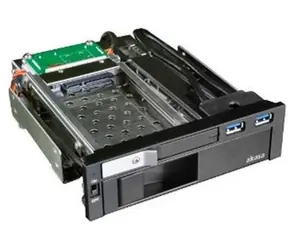 AKASA mobilní box Lokstor M51 pro 2,5" / 3,5" SATA HDD disky / 2xUSB 3.0