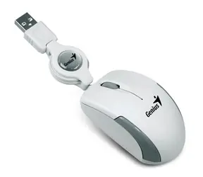 Genius Micro Traveler V2 bílá / drátová / 1200 dpi / USB