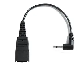 Jabra QD-2,5mm / 15cm / černý