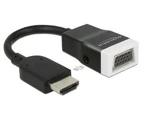 DeLock adaptér HDMI-A samec > VGA samice s Audio 