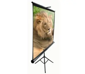 ELITE SCREENS plátno mobilní trojnožka 136" (1:1) černá / 243.8 x 243.8 cm / zisk 1.1