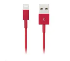 CONNECT IT CI-562 Colorz Apple Lightning - USB kabel (M) - (M) 1m červená