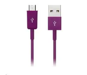 CONNECT IT CI-576 Colorz microUSB - USB kabel (M) - (M) 1m fialová