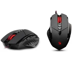 A4tech BLOODY V7 Core2 s kovovýma nožičkama / herní myš / 3200DPI / HoleLess / 160KB paměť / černá