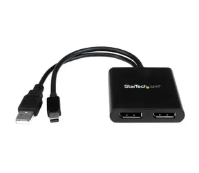 MST HUB - MDP TO 2X DP / 2portový HUB / miniDisplayPort na 2x DisplayPort