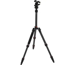 Rollei Compact Traveler No 1 Carbon černá / Zátěž 8kg / Vytažený 142 cm / Karbon