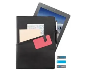 XD Design Komo 9-10" univerzální kožené pouzdro s držákem na tablet / černý