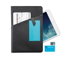 XD Design Komo 7-8" univerzální kožené pouzdro s držákem na tablet / černý