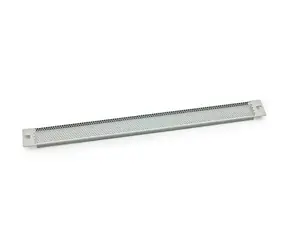 Triton 19" záslepka 1U / plastový zámek / síto 75%-4mm