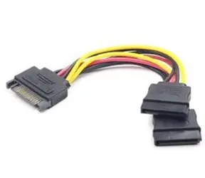 C-TECH Kabel SATA napájecí na 2x SATA / rozdvojka / 15cm