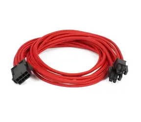 Phanteks 8-Pin EPS12V kabel červená / prodlužovací / 50cm