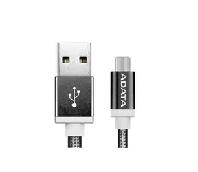 ADATA Micro USB kabel pletený 1m / černý