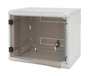 Triton 19" rozvaděč jednodílný 9U/600mm / celoskleněné dveře