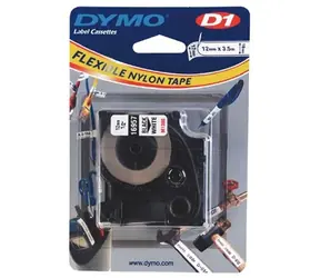 Dymo orig. páska, 16957, S0718040, černý tisk/bílý podklad, 3.5m, 12mm